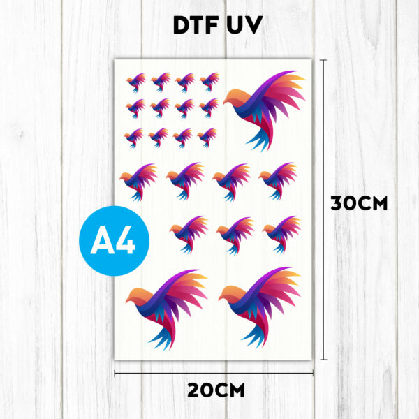 Planche A4 - Transfert DTF UV